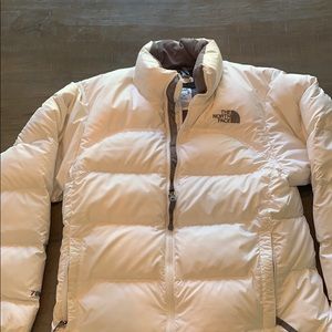 White ski coat